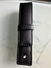 New Authentic Montblanc Meisterst  ck Leather 1 Pen Pouch Case Black Model 14309