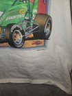 Vintage Steve Kinser  11 Quaker State Sprint Car Racing 1997 White Shirt Size L