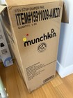 Munchkin Pail    Infant Diaper Pail  Odor Control  Powered By Arm   Hammer  White