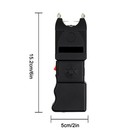 Stun Gun 700 Bv Heavy Duty Metal Rechargeable Led W  1 Bottle Free Pepper Spray