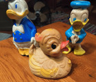 Vintage 1956 The Sun Rubber Company Rubber Duck Squeaky Toy  Still Squeaks  Lot 