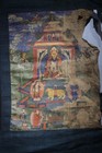 Tibet 19th Century Old Antique Buddhist Padmasambhava Thangka Poor Condition