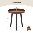 Costway Round Side Table Sofa Coffee End Accent Table Nightstand Home Furniture