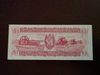 Bank Of Guyana  1 One Dollar Note B 38 973342 Kaieteur Falls