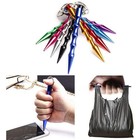 9pcs Window Breaker Aluminum Keychain Outdoor Tool