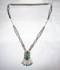 Rare Antique Native American Indian Beaded Necklace - Amazing Condition