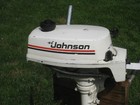 Johnson Sea Horse 2 Hp Lightweight Outboard Motor - Runs Good Model J2rcne