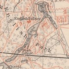 Peterhof   Original Antique Map  Petergof  1914  Russia St  Petersburg                 