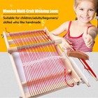 Wooden Multi-craft Weaving Loom Tapestry Loom Large Frame 9 85x 15 5inch