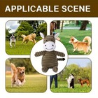 Squeaky Donkey Dog Plush Toy Puppy Chew Toy Interactive Pet Gift