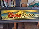 2008 Coors Light    rocky Mountains    Vintage Beer Sign     Pool Table   Poker Light