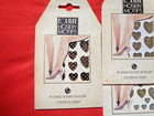 Vintage 1970 s Hosiery Motifs Stick On 4 Packs
