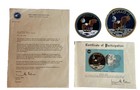 Nasa Apollo 11 Mission Patch Certificate Of Participation Award Original Vintage
