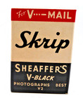 Sheaffer Vintage Wwii V-mail Permanent Black Ink-2oz---dried Up Bottle
