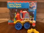 Vintage 1983 Fisher-price  657 Crazy Clown Fire Brigade Playset