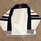 Nike Team Usa Olympic Nagano Hockey Jersey Men   s 52 Large White Clean 1998 2002