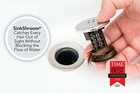 Sinkshroom Black Strainer Drain Protector Hair Catcher W  Stopper Plug For Sinks