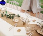 10 Burlap Table Runner Jute Hessian 100  Natural Wedding Event Decoration New