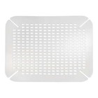  3 Pack  Idesign Euro Sink Protector Saddle For Kitchen Sink  Frost Clear