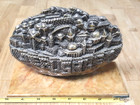 Excellent Zadok Arts Israel Jerusalem 925 Sterling Silver Overlay Sculpture