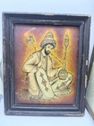 Antique Ottoman Painted On Velum Leather
