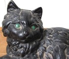 Vintage Cast Iron Doorstop Black Cat 1248 E Original Dust   