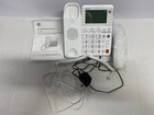 At t Corded Standard Phone With Answering System Cl4940  Backlit White