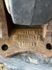 Nutting Cart Vintage Antique Cast Iron Heavy Duty Straight Casters