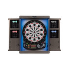 Barrington Electronic Dartboard With Cabinet  Led With 12 Soft-tip Darts  Indoor