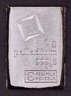 Lot Of 10 - 1 Gram Palladium Bar  9995 Fine Bar - Valcambi Suisse Combibar   