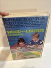 Vintage Nsi Wood And Leather Craft Decorating Kit    sealed Set 1970s Project Pen