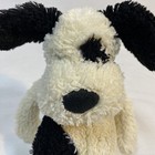 Jellycat London Bashful Puppy 12  Plush White W Black Spots Stuffed Animal Toy