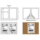 1000 Premium Shipping Labels 8 5 x5 5  Round Corner Half Sheet Self Adhesive Us