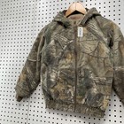 Redhead Silent Hide Jacket Camo Youth M Hooded Zip Up Camouflage Outdoor