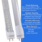 25pack T8 4 Ft Led Tube 6000k 6500k 72w Fluorescent Replacement Lights Bulb