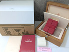 Omega Authentic Wooden Watch Box With Travel Red Cube Box Latest Model New
