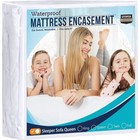 Waterproof Mattress Encasement Bed Bug Dust Mite Proof Zippered Protector Cover