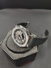 Men s Watch Casio G-shock Gm2100-1a Carbon Square Silver Metal Classic Black