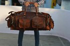 Leather Bag Travel Genuine Weekend Duffel Overnight Large Vintage Gym Luggage