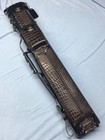 Vincitore Genuine Embossed Croc Leather Black Brown Combo 3 Butt 5 Shaft 3x5