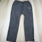 Yonex Men s Badminton Woven Training Pants Sports Pant Gray Zipper Ankle Size M