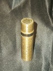 Vintage Revlon Ultima Ii Gold Tone Textured Lipstick Case Tube     Caribe Coral 51