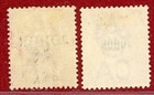 Malaya Johore 1886  8-9  Overprinted  Mint  No Gum  Hinged  Scv  97 50