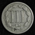 1865 Three Cent Nickel Piece Fine E240 Krvu