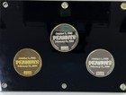Peanuts Retirement 3 Coin Proof Set 2 Oz 999 Silver 24k Gilded Charlie Brown