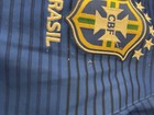Nike Brazil Soccer Jersey Blue     Brasil Cbf Futbol Shirt Small-medium