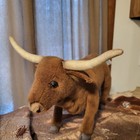 Texas Longhorn Hansa 2010 Plush Anatomically Correct Bull