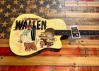      Rare Morgan Wallen Custom Signed Guitar I   m The Problem Tour Wallen Jsa Cert
