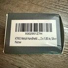Ktrio Metal Handheld Tally Counter  4-digit Number Clicker 2 X 1 85   Silver 