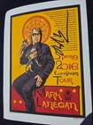 Rare Signed Mark Lanegan 2016 European Tour 6x8 Handbill  Screenprint Art